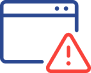 Icono alerta sitio web
